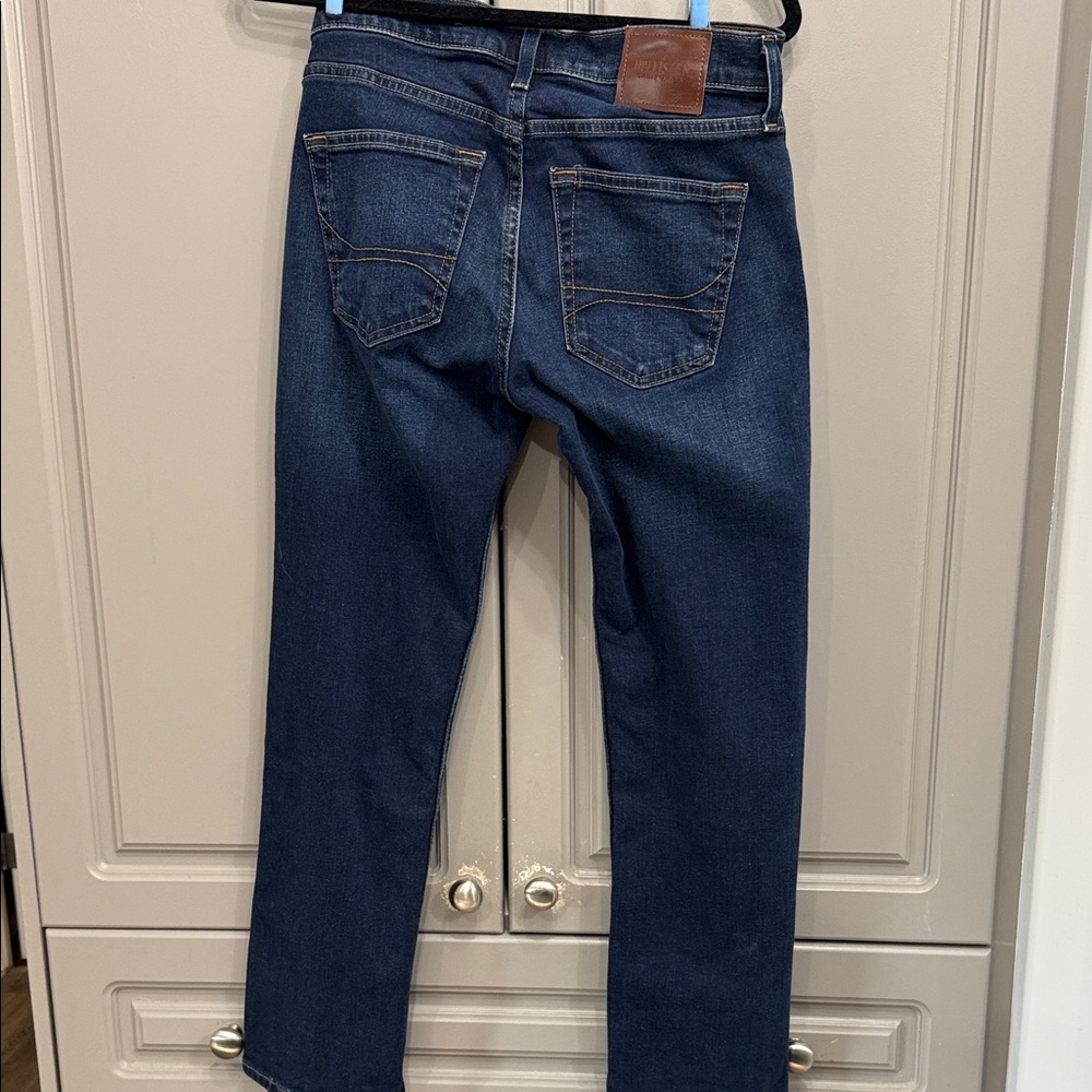 Hollister Dark Wash Straight Jeans - Picture 5 of 9